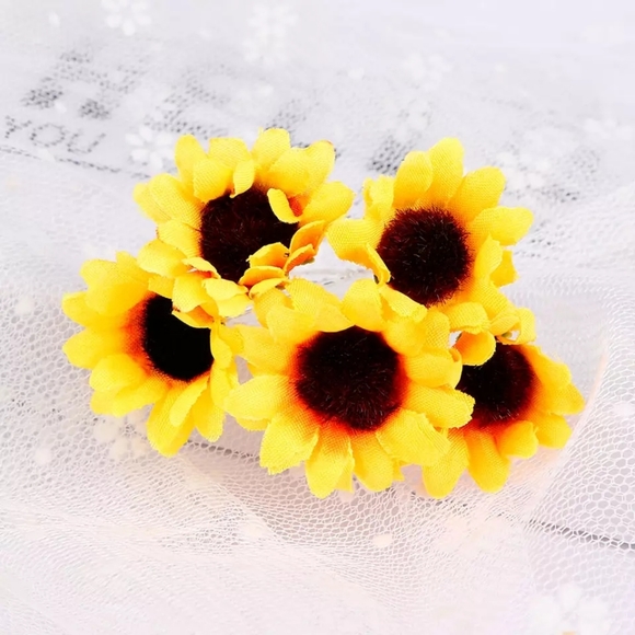 💎✨BOGO👧  Sunflower Hair Pins (Set of 5) - Picture 5 of 6